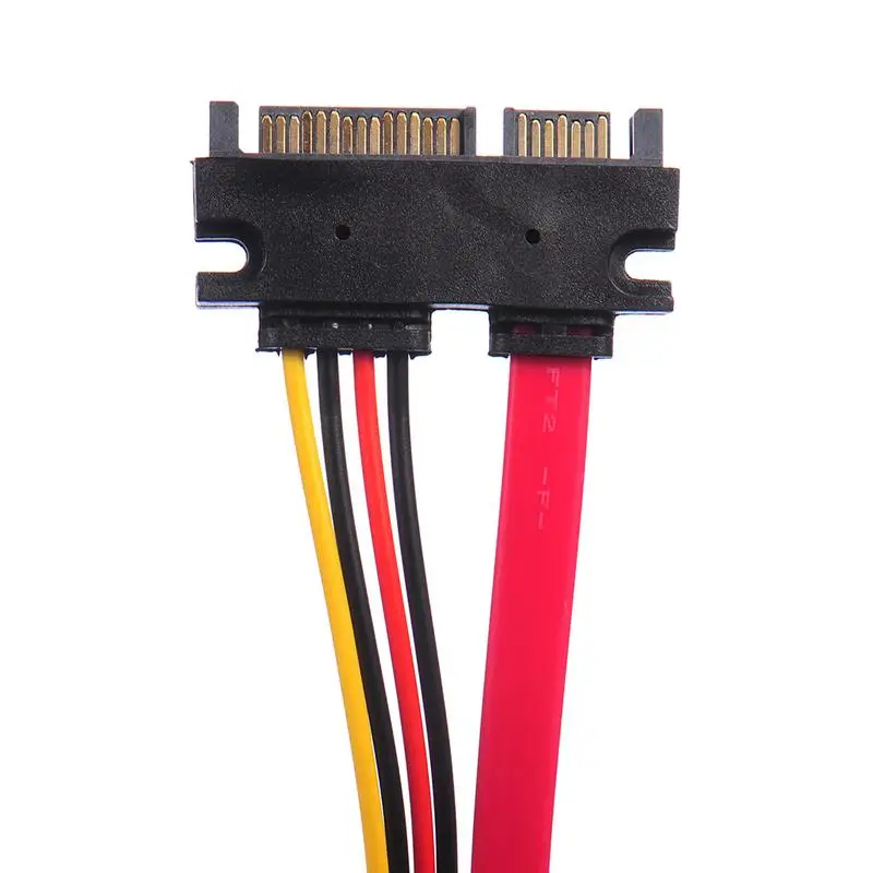 SATA 7 + 15 pin кабель передачи данных мужчин и женщин удлинитель|Кабели данных| |
