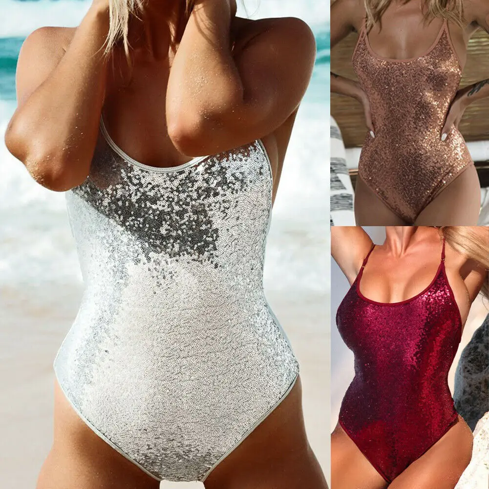 plus size sequin bathing suit