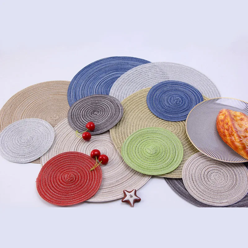 Insulation Pads Table Mat Non Slip Heat Insulation Pad Home Pad Round