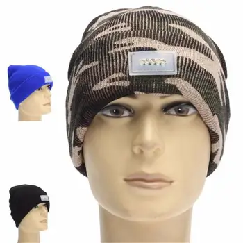 

Mounchain Adult snow hiking outdoor sport Hat with 5 LED Flashlight Hat adjustable Black, blue, camouflage