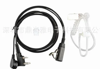 

100pcs MIC Earpiece for BAOFENG PUXING OUXUN QUANSHENG Ect K Head TWO Way Radio Headset Walkie talkie