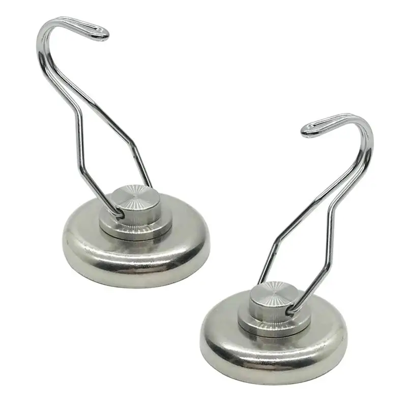 OUNONA 2 Pcs Hooks Durable Swivel Refrigerator Key Heavy Duty