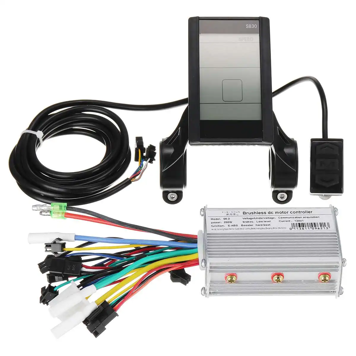 

Control unit 24V-48V 250W for Scooter E-Bike Motor Brushless Controller with LCD Display