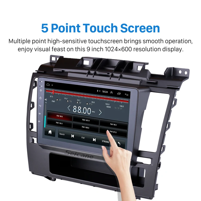 Perfect Seicane 9 inch for 2005-2010 Nissan Tiida Android 8.1 HD Touch Screen GPS Navigation Radio Bluetooth 3G Wifi Digital TV SWC 2