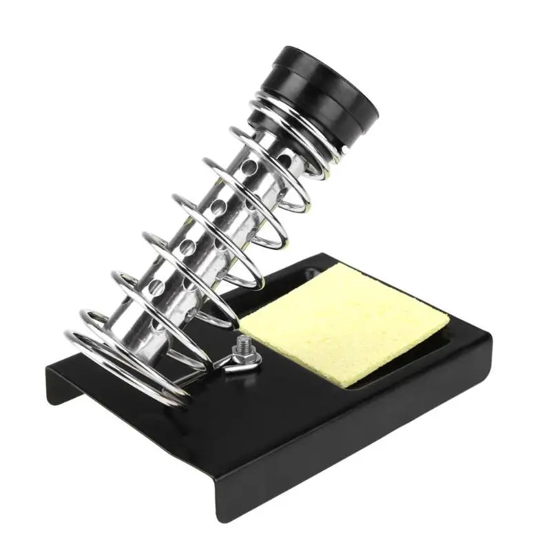 

Soldering Iron Stand Metal Solder Iron Support Station Holder Base + Sponge