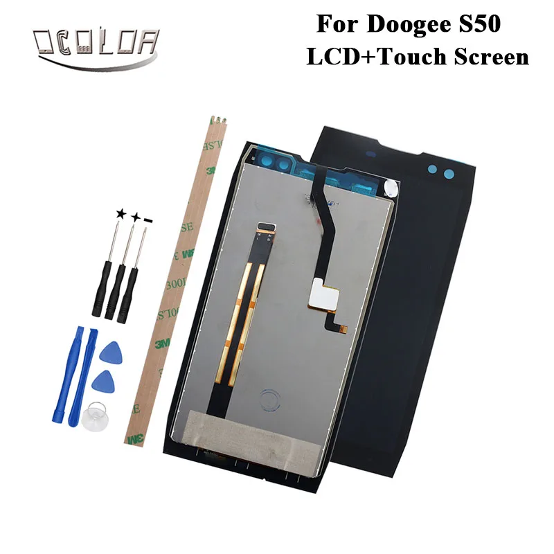 

ocolor For Doogee S50 LCD Display and Touch Screen With Tools And Adhesive For Doogee S50 Mobile Phone Accessories 5.7 inch