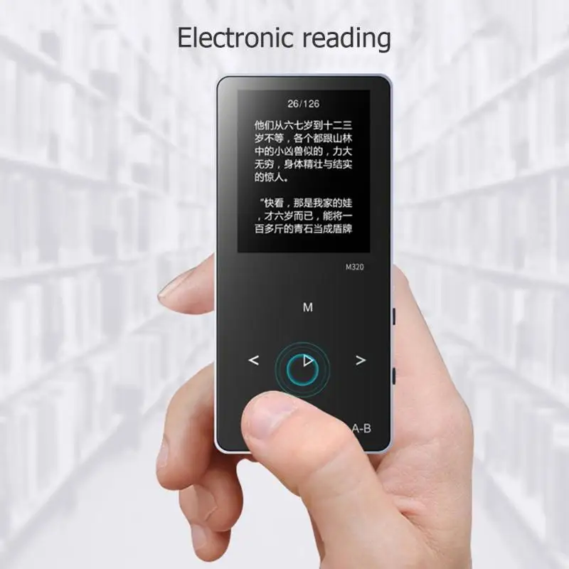 

VODOOL Metal Bluetooth Sport Portable Audio Touch Screen MP3 8GB 16GB Music Player with Built-in Speaker Support TF Card