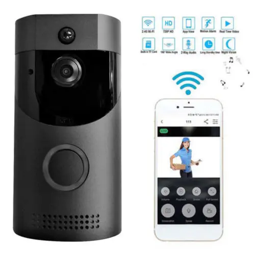 1080 P Smart Wi Fi безопасности Дверные звонки беспроводной видео дверная камера телефон ночное видение
