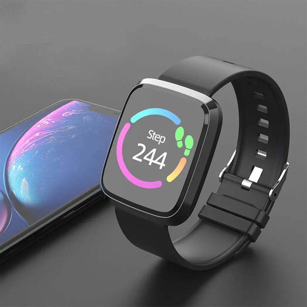 

Smart Bracelet ST8 Color Touch Screen Heart Bluetooth 4.0 Rate Android IOS Step Counter Multi-function Waterproof Smart Wristban
