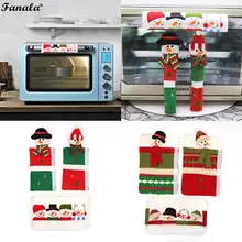 Антистатические кухонные украшения Рождественская свч печь пакет красной ручкой крышка Рождество, вечерние