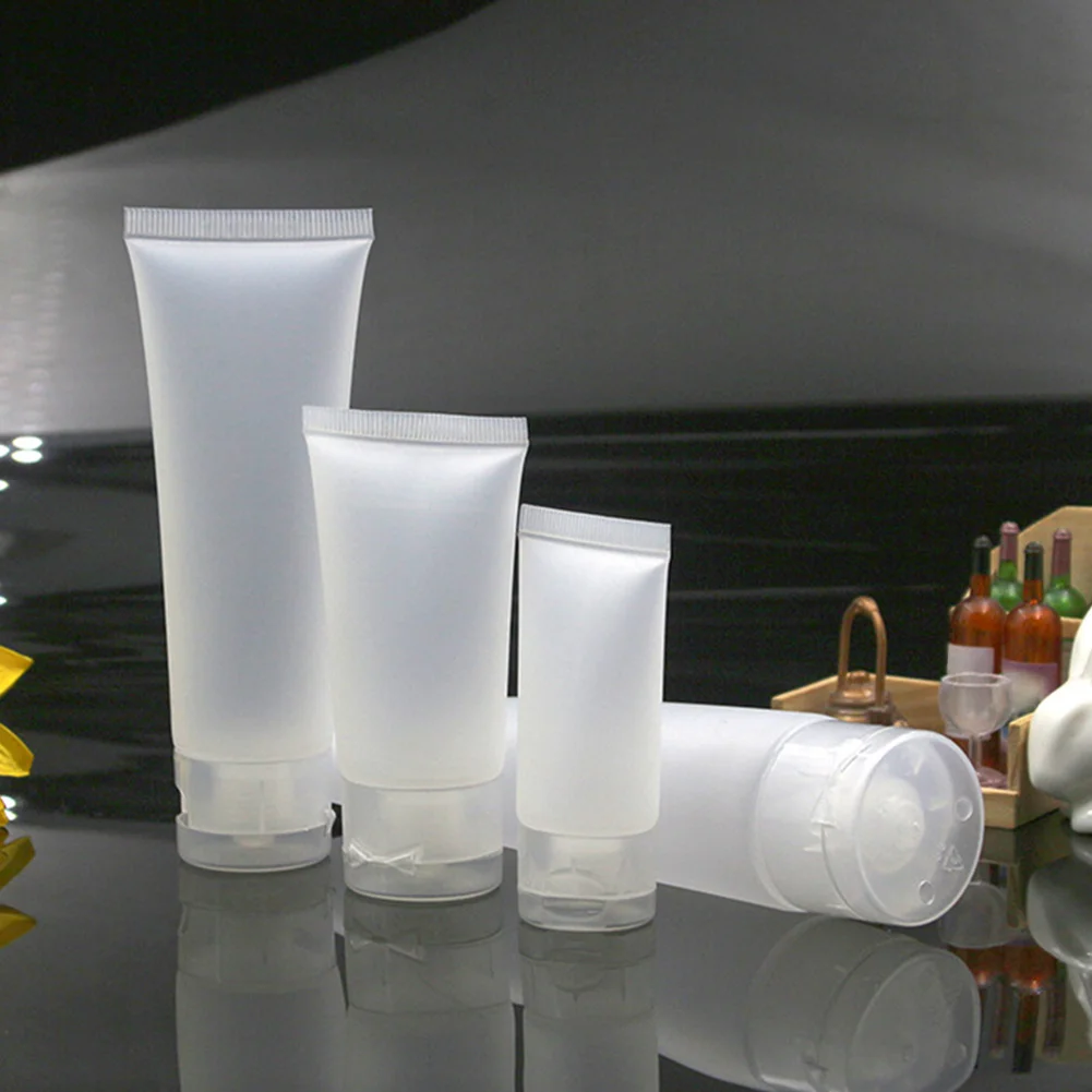 Empty Plastic Portable Tubes Squeeze Cosmetic Cream Lotion Travel Bottle 20ml 30ml 50ml 100ml Container Makeup Organizers | Красота и