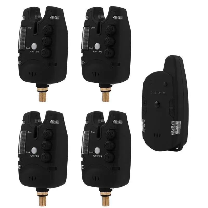 

Adjustable Tone Volume Sensitivity Sound Alert Fishing Bite Alarm Water Resistant Fishing Alarm Fishing Rod 1 for 2/1 for 3