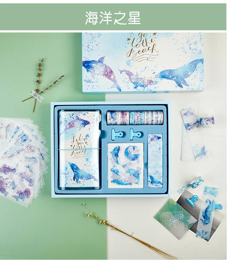 

TN Notebook Travlers Notebook Set Planner Student Stationery Office Supplies Gift Box