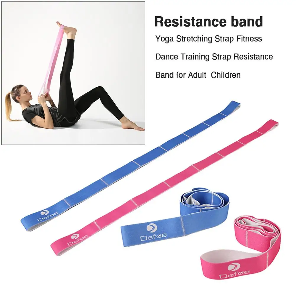 

Yoga Stretching Strap Fitness Dance Training Strap Resistance Band for Adult Children Gym Exercises Workout Pull Rope Yoga Belts