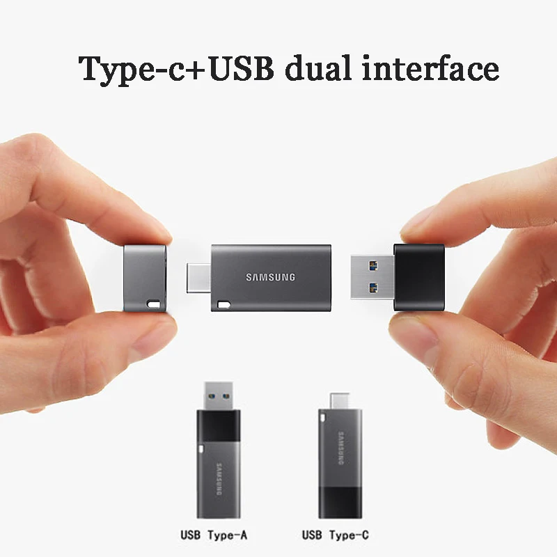 Usb флеш-накопитель samsung 32 ГБ, 64 ГБ, 128 ГБ, 256 ГБ, двойной порт, флеш-накопитель Usb3.1, Тип C, тип A, флешка, карта памяти для смартфонов, планшетов