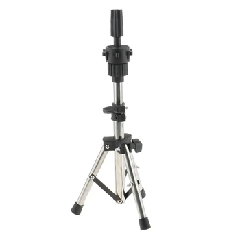 

Beauty Tripod Stainless Steel Adjustable Tripod Stand Head Stand For Hairdressing Training Head Mannequin Head Adjustable Height