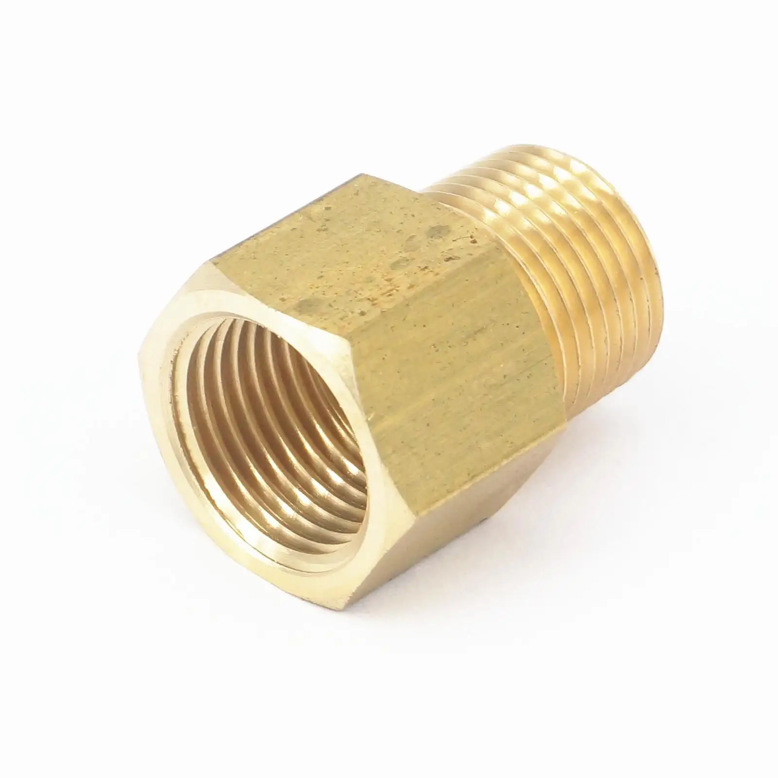 3/8 &quotBSPT Male x 3/8&quot NPT Female латунный Соединительный соединитель для манометра