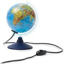 Глобус Земли Globen, физический, с подсветкой, 150 мм