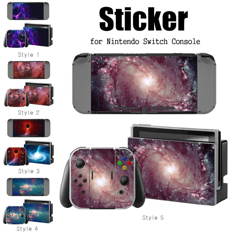 

1 Set Vinyl Protector Skin Sticker For Switch NS Console + Controller Skin Sticker PVC Digital Print Game Skin Sticker