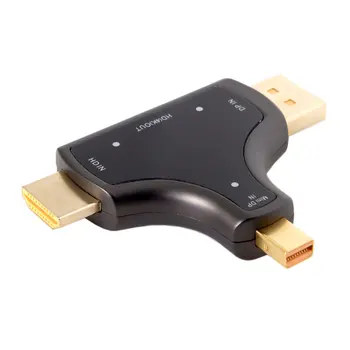 

4K 2K Mini DP to HDMI Adapter DP to HDMI Converter Mini DP to DP Connector HDMI & Displayport & Mini DP to HDMI Adapter