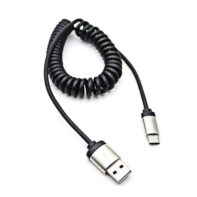 Summerfish 1 5 м Usb type C шнур Type выдвижной пружинный USB кабель для быстрой зарядки Тип