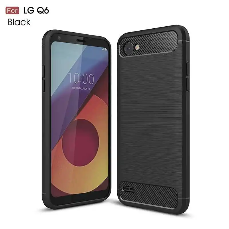 Модный противоударный мягкий силиконовый чехол Mokoemi 5," для LG Q6, чехол для LG Q6 Plus, чехол для телефона