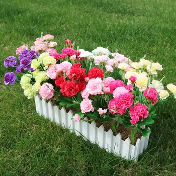 

10 Head Artificial Carnations Bouquet Multi-headed Dianthus Flower Fake Flower Branch Home Garden Decoration Floral Gift