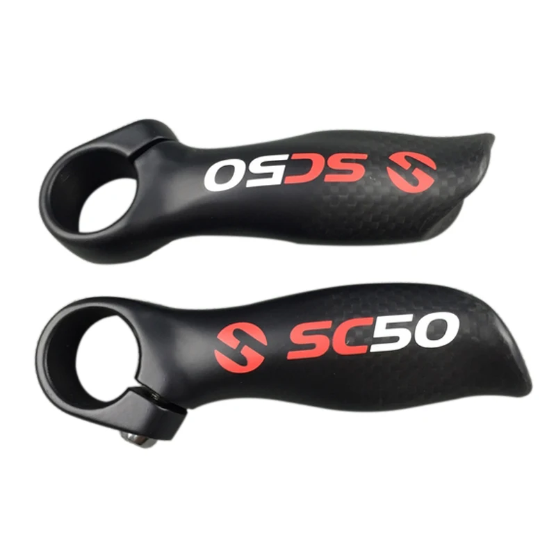 

Bike Handlebar Bike Ergonomics Design Handlebar Bar Ends Carbon Finber Bicycle Handlebar Horn for Mtb Bike