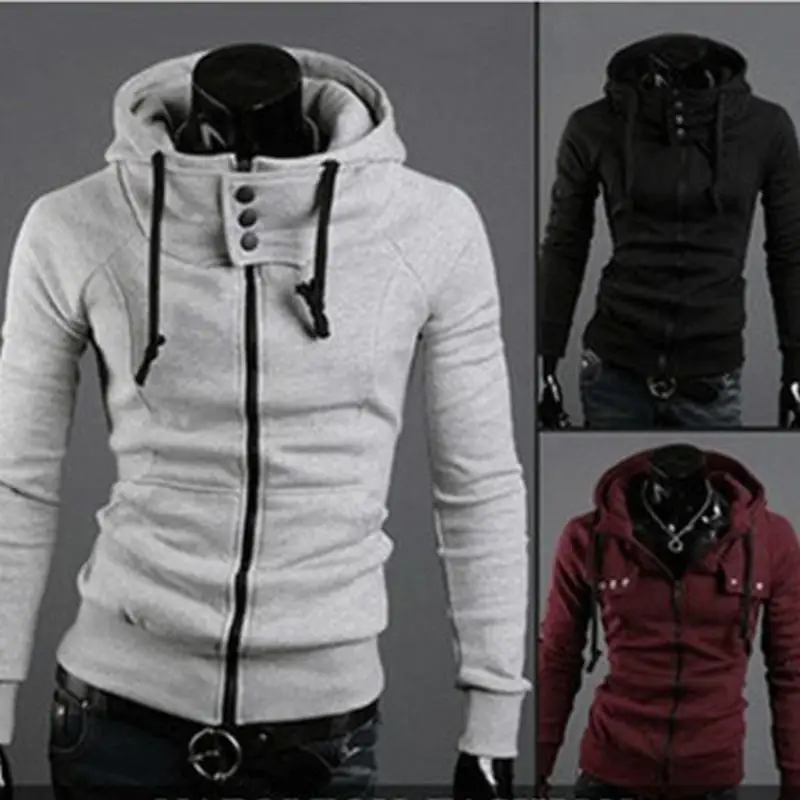 

Brand 2018 Hoodie Pure Color Zipper Cardigan Hoodies Men Fashion Tracksuit Male Sweatshirt Hoody Mens Purpose Tour Hoodie