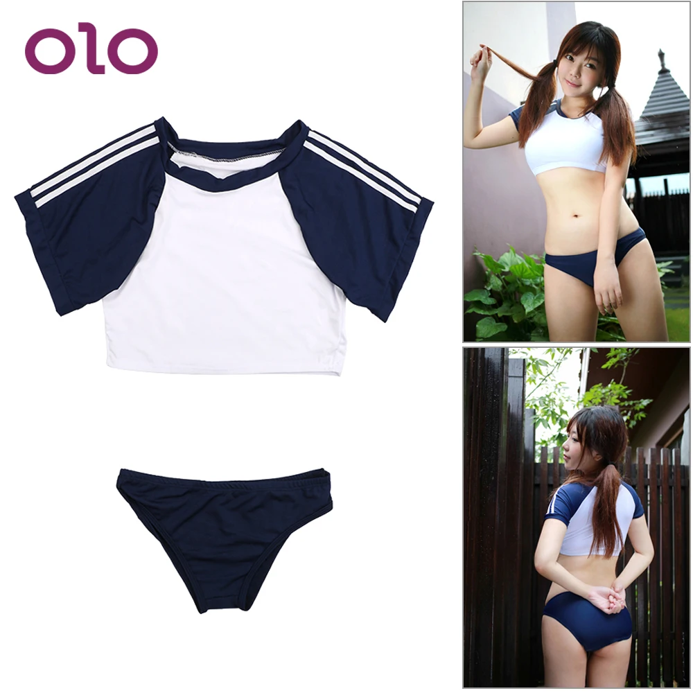 

OLO 2 piece/set Hot Cosplay Sailor Sexy Lingerie Set Exotic Costumes Students Loaded Game Uniforms Erotic Lingerie Cosplay