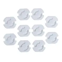 10 шт. ЕС розетка штепсельная вилка Защитный чехол для маленьких детей Защитный защитный предохранитель заглушки Защитная крышка для детей безопасный