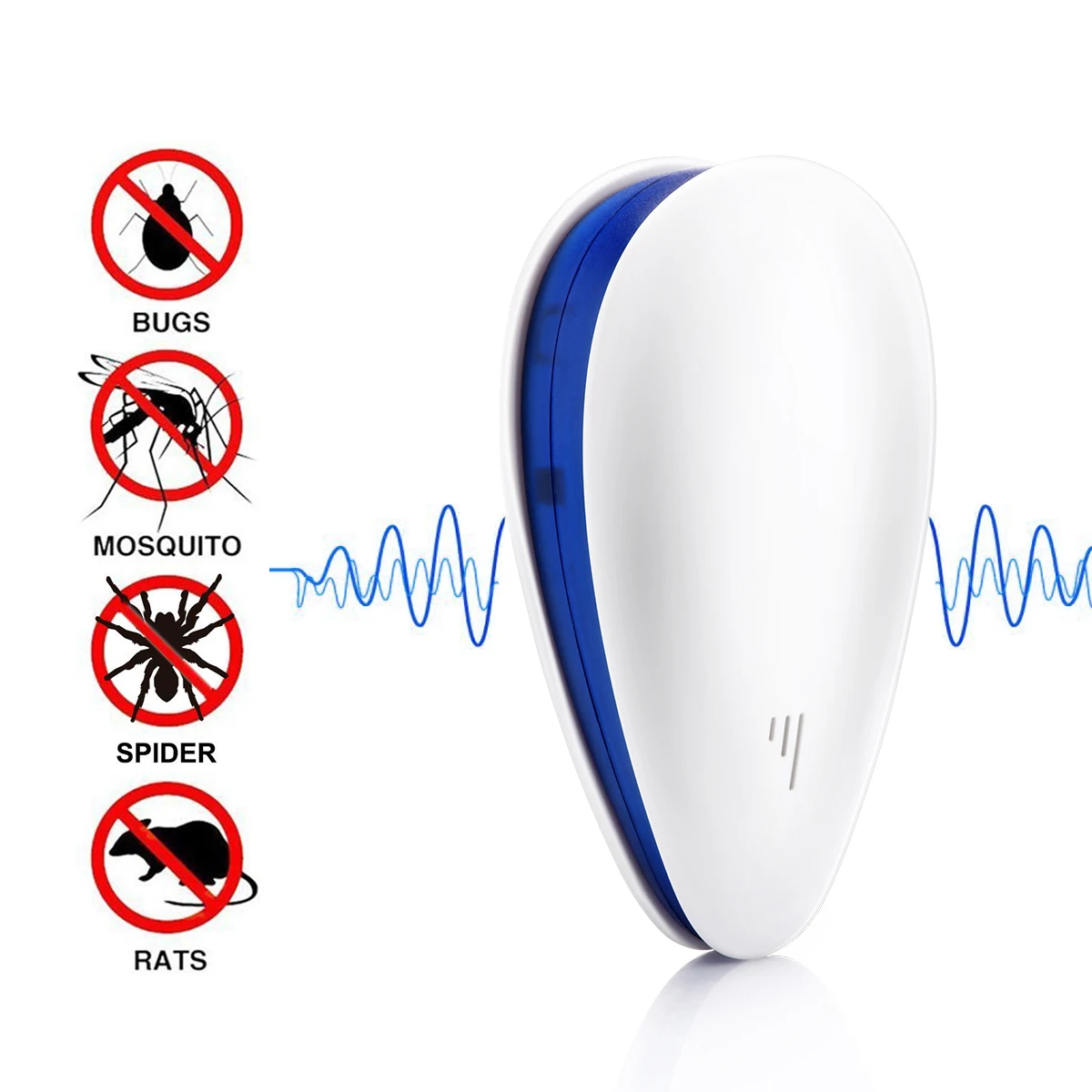 

Ultrasonic Electronic Pest Repeller Mosquito Mouse Rat Multi-Function Rodent Insect Repellent Mini Insect Killer Rode US Plug