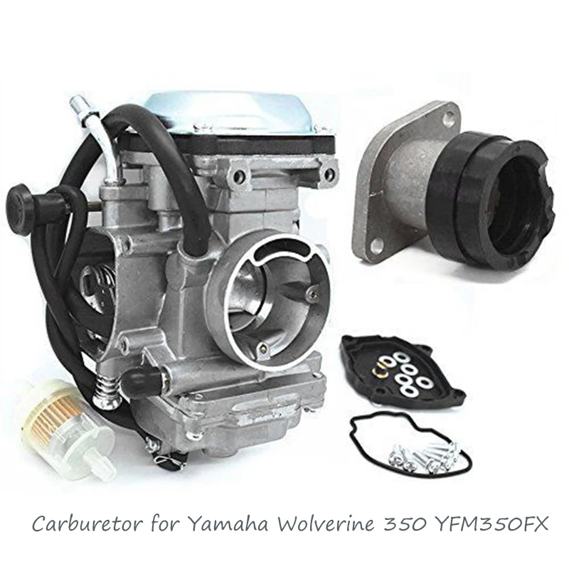 

Carburetor Kit Fuel Filter Boot Parts For Wolverine 350 YFM350FX 4x4 99-05 New