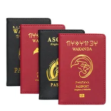 SFG HOUSE Wakanda, Обложка для паспорта, унисекс, высокое качество, кожа, держатель для карт, Обложка для паспорта, Хогвартс, Asgard, чехол для паспорта