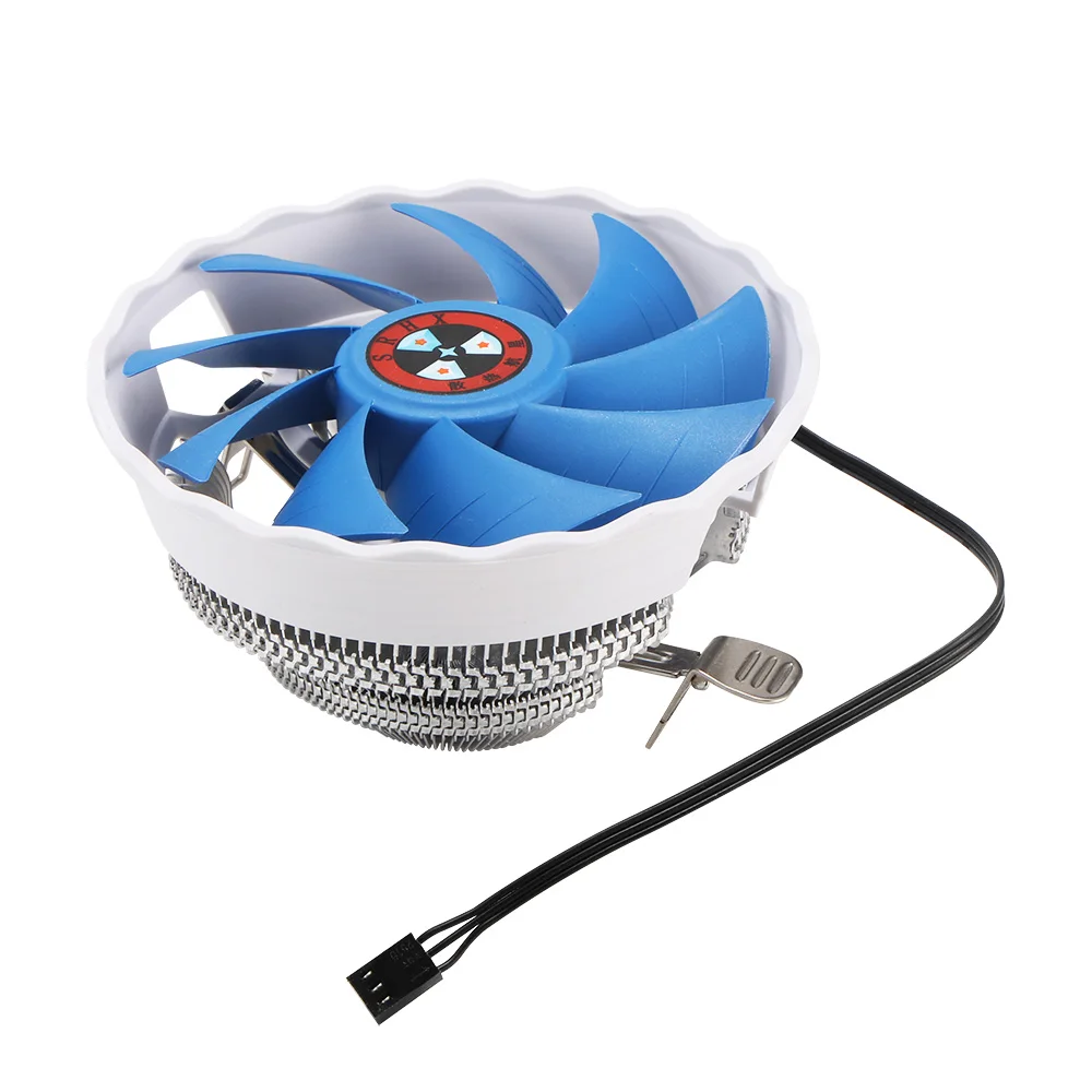 

12V DC CPU Cooler Cooling Radiator Fan Low noise Durable Heatsink for Computer PC Case Easy to Installand Release