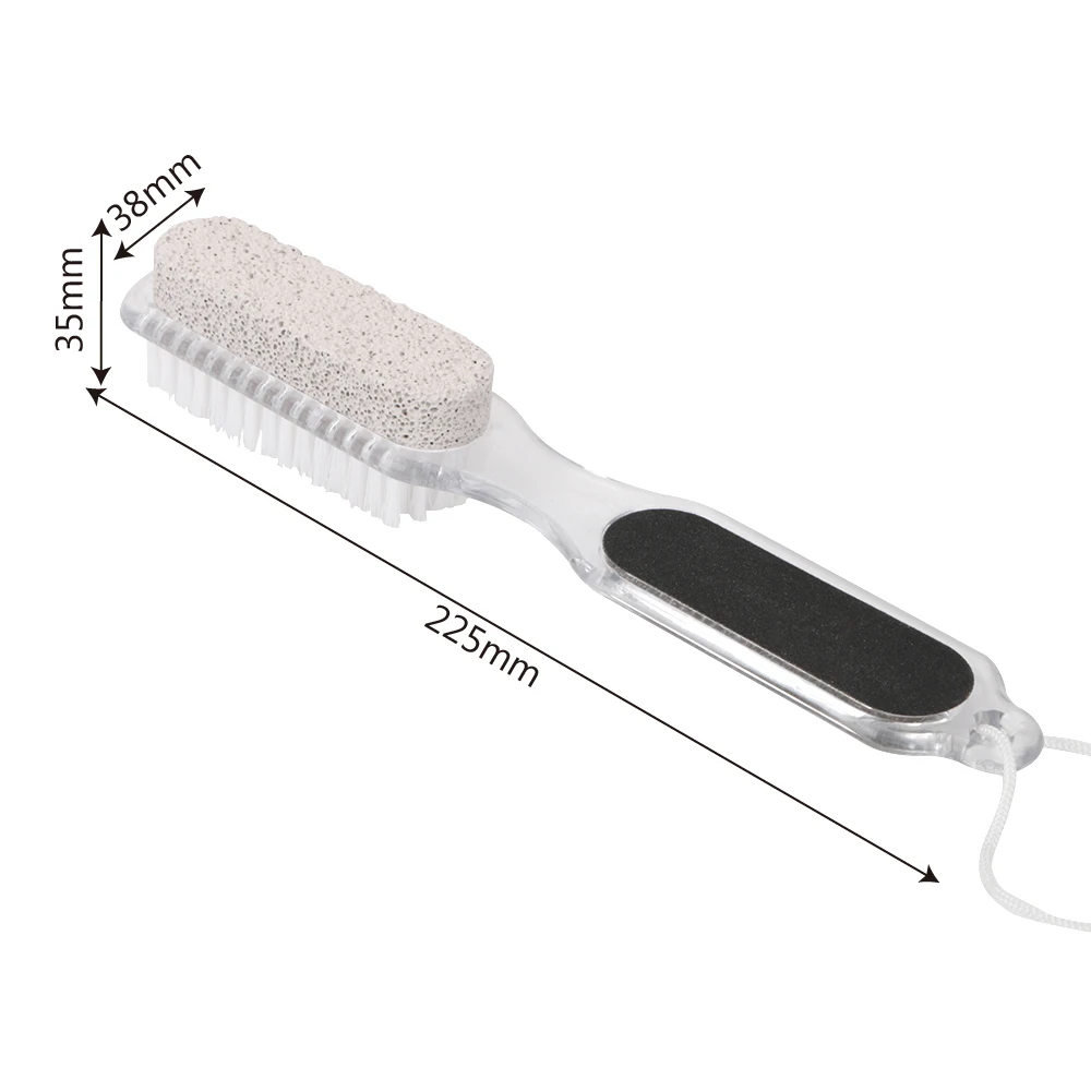 Многофункциональный 4 в 1 педикюр шлифовальный инструмент пемза для ног мертвой кожи удаления кисти для ванной продукт