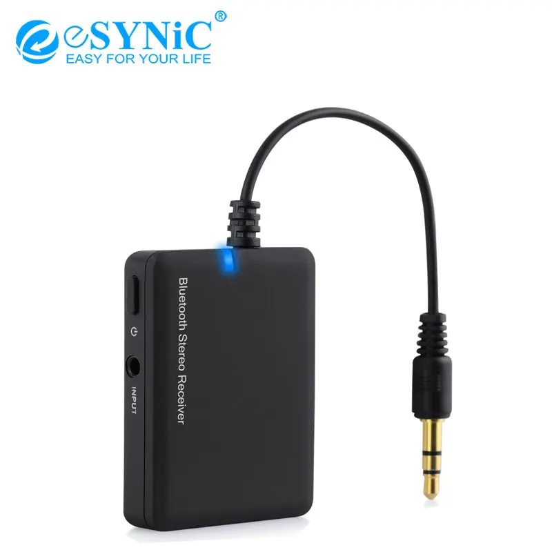ESYNiC Bluetooth Автомобильный Aux беспроводной адаптер A2dp 3 5 мм разъем аудио стерео