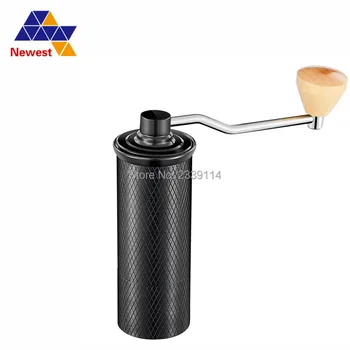 

50MM Aluminum Manual Coffee grinder Stainless steel Burr grinder Conical Coffee bean miller Manual Coffee Milling machine