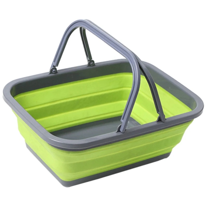 المحمولة للطي البلاستيك مربع دلو أدوات تنظيف سلة الغسيل تخزين المياه حوض الخضار الفواكه سلة اكسسوارات G المحمولة للطي البلاستيك مربع دلو أدوات تنظيف سلة الغسيل تخزين المياه حوض الخضار الفواكه سلة اكسسوارات G