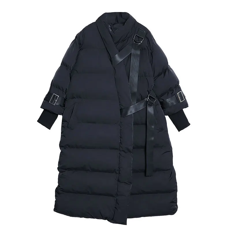 Veste Épais Femmes Vers Pardessus Vestes Coton 2018 En Parkas Black Hiver Matelassé 0501 Bas Femme Le Longues Chaud Streetwear Europe Surdimensionné Manteau UAwqxv8