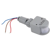 Открытый инструмент профессиональный датчик движения выключатель света Открытый AC 220 V Автоматический инфракрасный PIR датчик движения переключатель с светодиодный свет