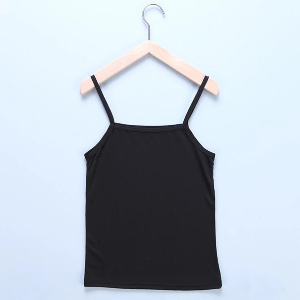 

Female Summer Sexy Camisole Tank Tops Women's Slim Stretchy Spaghetti Strap Sleeveless O-Neck Basic Plain Vest Tops Shirt Vests