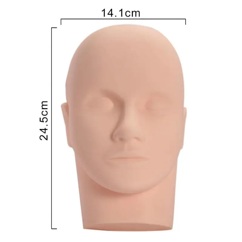 1pc Massage Training Eyelashes Grafted Mannequin Head Makeup Practice Model Fake Mannequin Training Head Model 1pc Massage Training Eyelashes Grafted Mannequin Head Makeup Practice Model Fake Mannequin Training Head Model