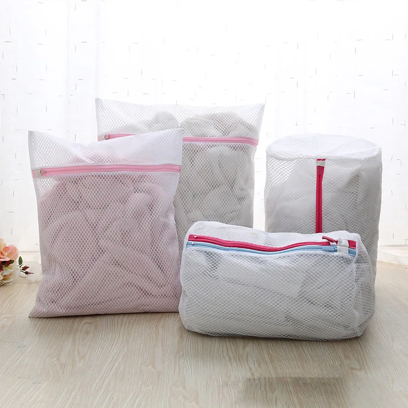 Clothes Washing Machine Laundry Bra Aid Lingerie Mesh Net Wash Bag Pouch Basket femme 6 Sizes