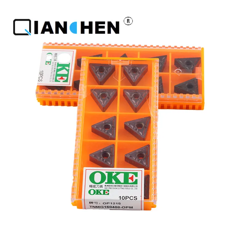 

Original quality OKE 10pcs/lot high precision high performance high strength CNC TNMG160404-OPM OP1215 industry carbide inserts