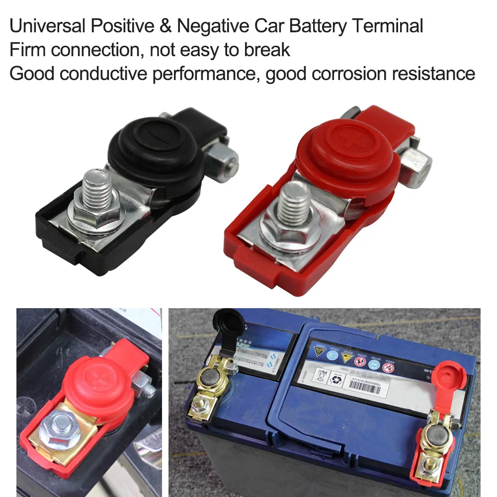 

Car Battery Terminal Clamp Clip Connector Adjustable Positive Negative For Tesla Model 3 Bmw Ford VW Volkswagen Audi A3 Peugeot