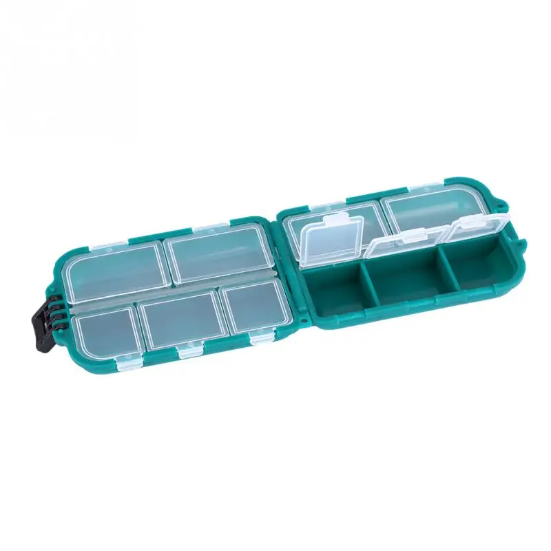 10 слотов для карт ящик рыболовных снастей двойной Слои рыболовные приманки
