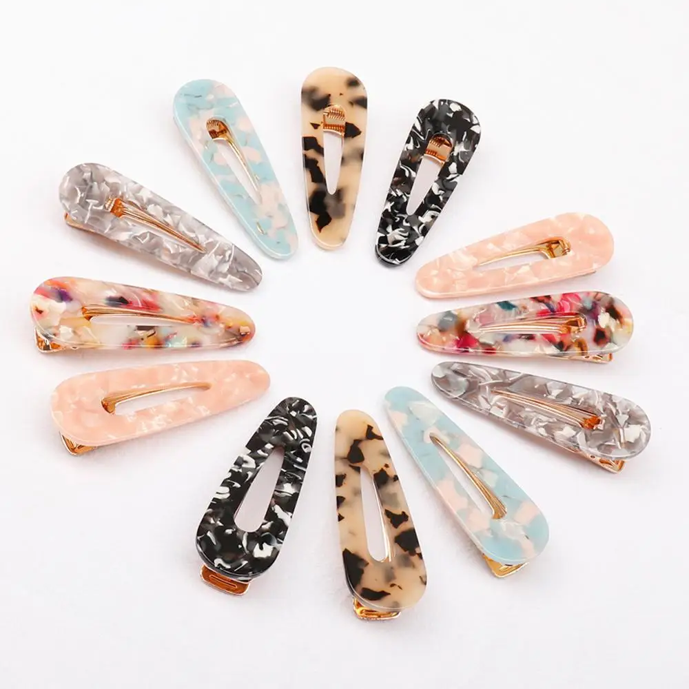 Buy CN Hair Accessories 1 Pair Acrylic Hair Clips For Women Girls Acetic Acid