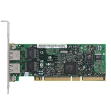Хорошее качество для Intel 82546EB 8492MT двойной порт PCI гигабитный серверный сетевой карты 1000 Мбит/с двойной Порты и разъёмы гигабайт; LAN; карта