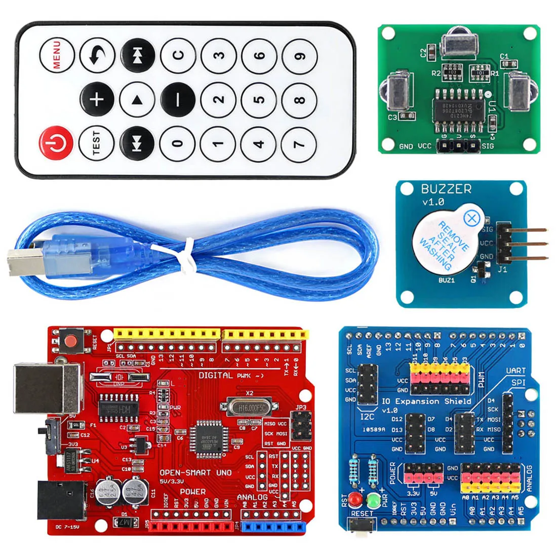 High Tech Programmable Robot Car Toy 4WD Wireless IR Remote Control Smart Car Kit with Tutorial for Arduino for R3 Nano